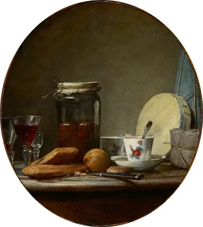 Jar of Apricots Jean-Baptiste-Simeon Chardin